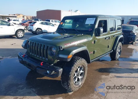 2021 Jeep Wrangler Unlimited Rubicon 4X4 z USA, uszkodzony, nr VIN 1C4JJXFM5MW563794
